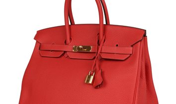   Hermès Birkin 35 Vermillion Togo Gold Hardware