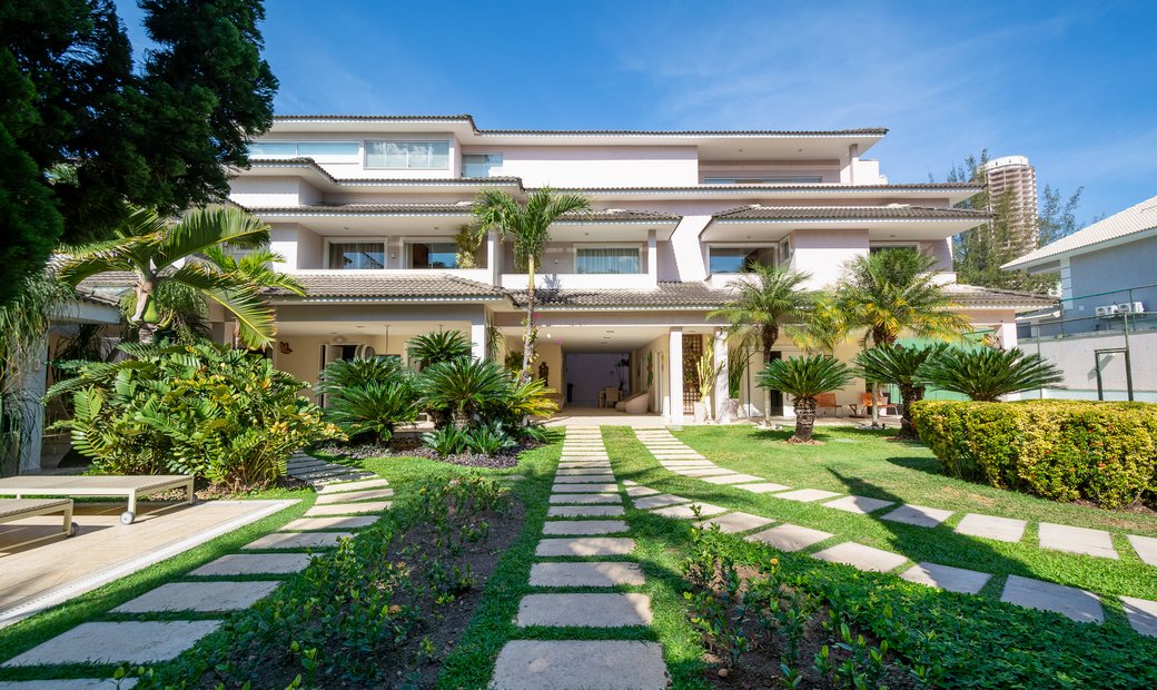 Mansion At Barra Da Tijuca In Rio De Janeiro, State Of Rio De Janeiro