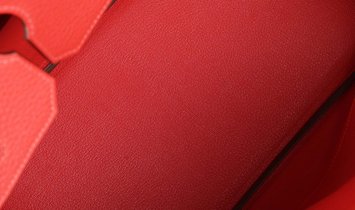   Hermès Birkin 35 Vermillion Togo Gold Hardware