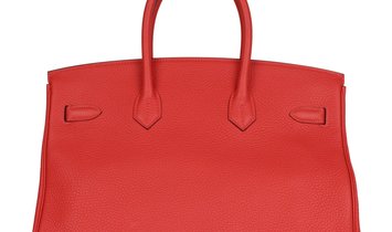   Hermès Birkin 35 Vermillion Togo Gold Hardware
