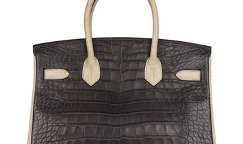 Hermès Birkin 30 Gold Matte Alligator Gold Hardware