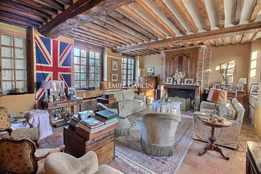 Norman Manor With Outbuilding For Sale Near In Lisieux, Normandy