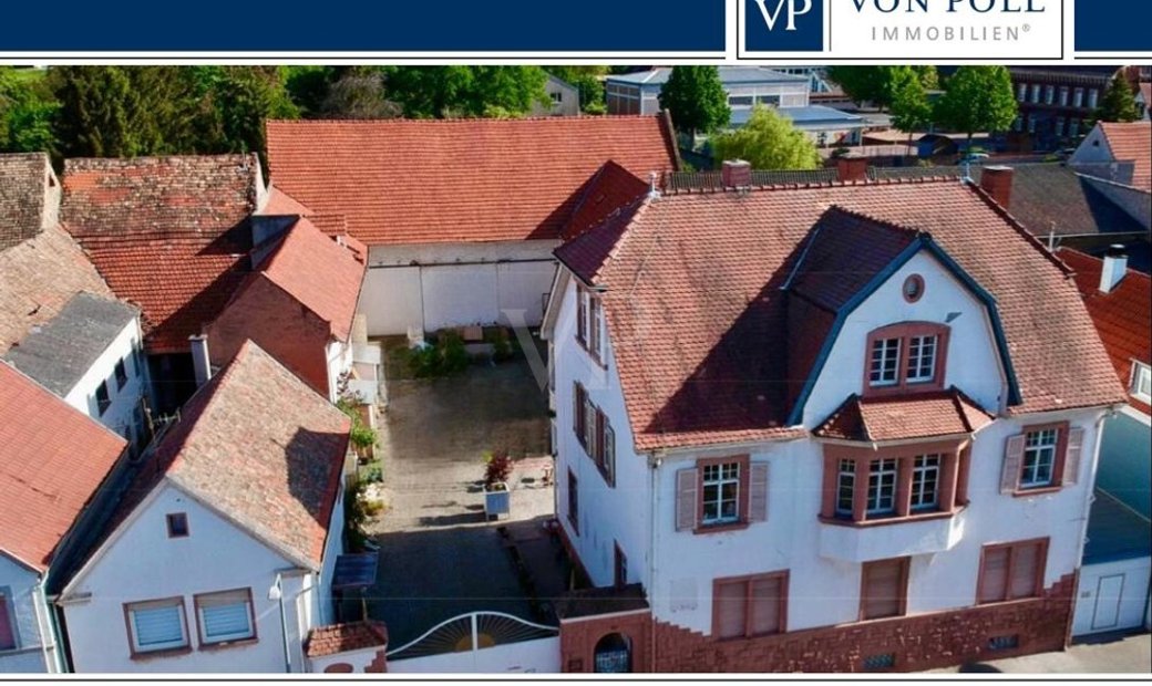 Stately Mansion With Cultural Monument In Worms, Rhineland Palatinate