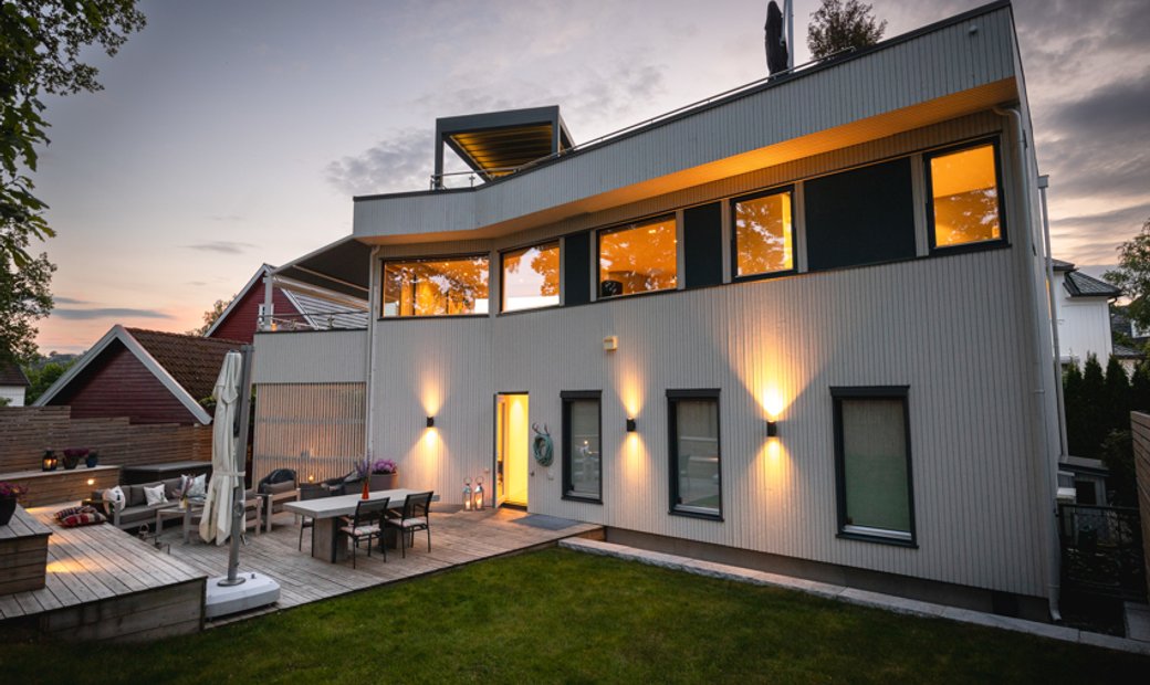 Modern Architect Designed House With Rooftop Terrace In Ullern, Oslo