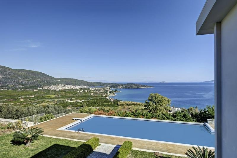 Spectacular Villa With A View In Ancient Epidaurus In Epidavros, Greece