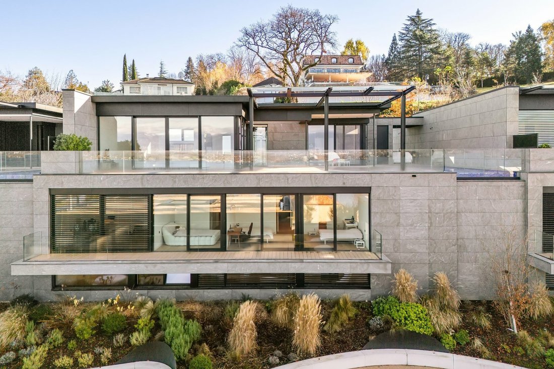 Luxury Villa With Panoramic Lake View In Cologny, Genève, Switzerland