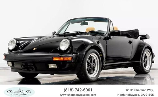 1988 Porsche 911 Turbo 2D Cabriolet in North hollywood, CA, United States 1