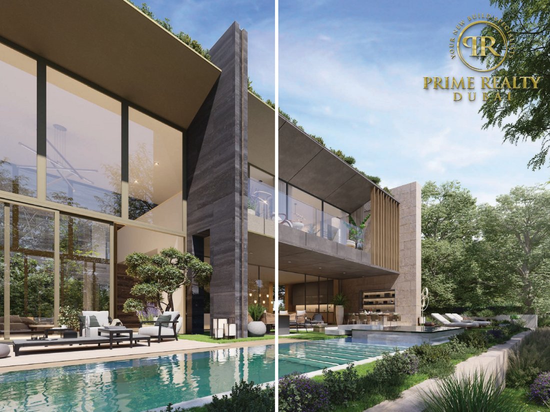 Private Villa Is Nestled Within A Vibrant In Dubai, Dubai, United Arab ...