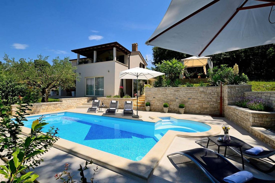 Villa en Baderna - Mompaderno, Istria, Croacia 3 - 13811953