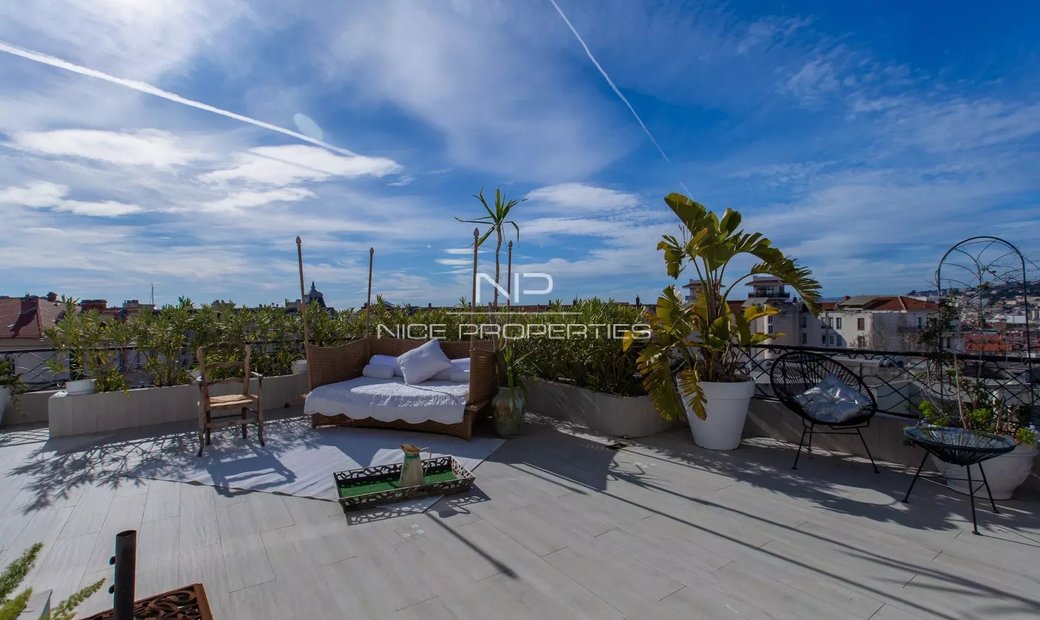 View of Top Floor Magnificent Penthouse In Nice, Provence Alpes Côte D'azur ...