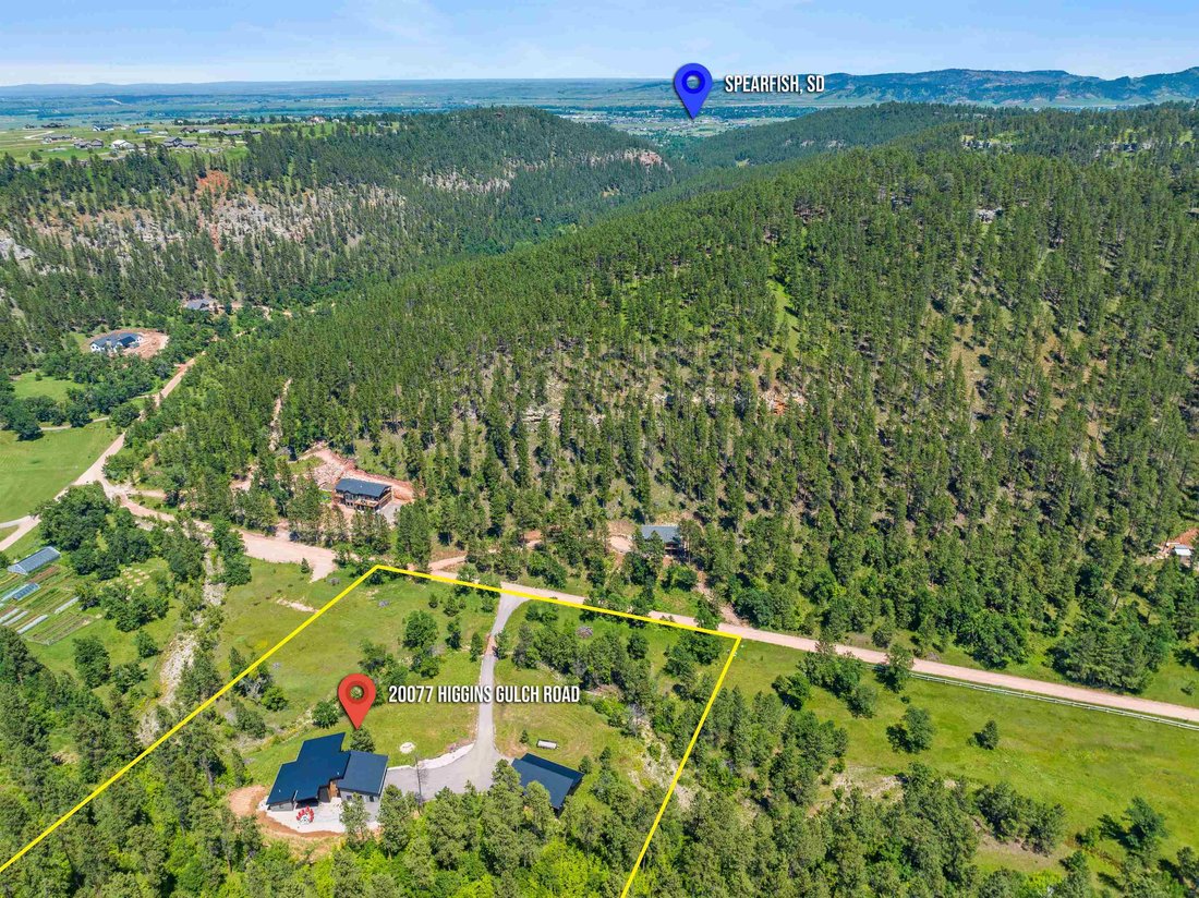 Custom Modern Mountain Cabin In Spearfish, South Dakota, United States