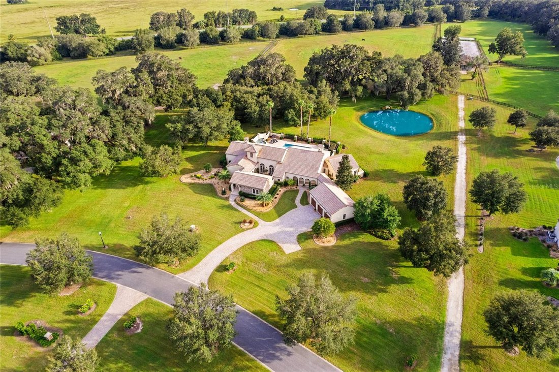 Custom Tuscan Estate In Ocala Horse In Dunnellon, Florida, United