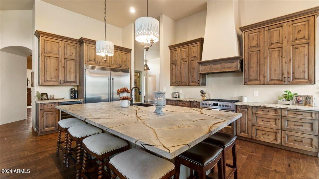 Beautiful Custom Territorial With Horse Set In Carefree, Arizona