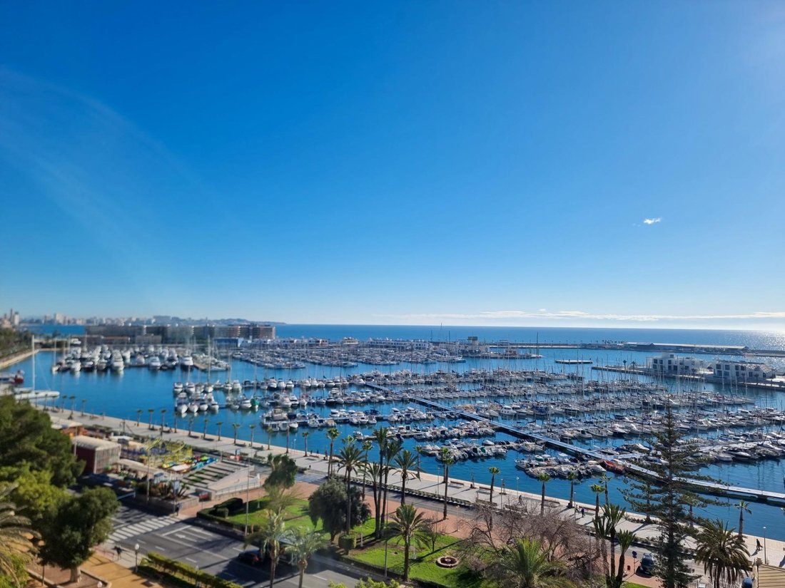 Sea View And Custom Design An In Alicante, Valencian Community, Spain