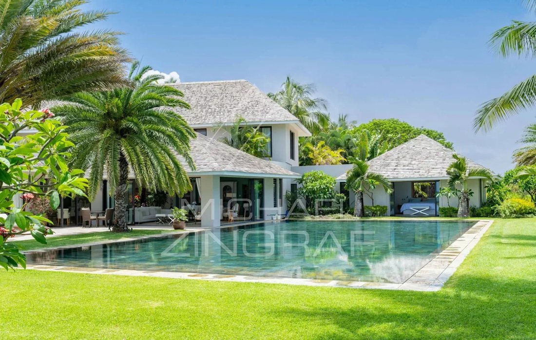 Mauritius Beachfront Villa Beau In Beau Champ Flacq District