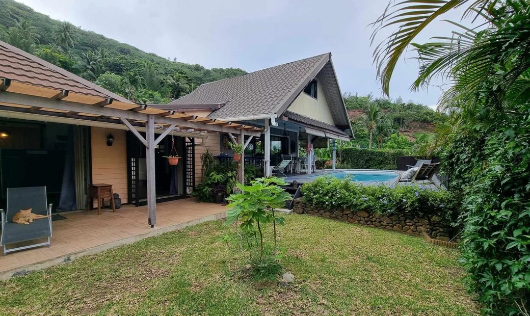 House 4 Bedrooms, 3 In Moorea Maiao, Windward Islands, French Polynesia