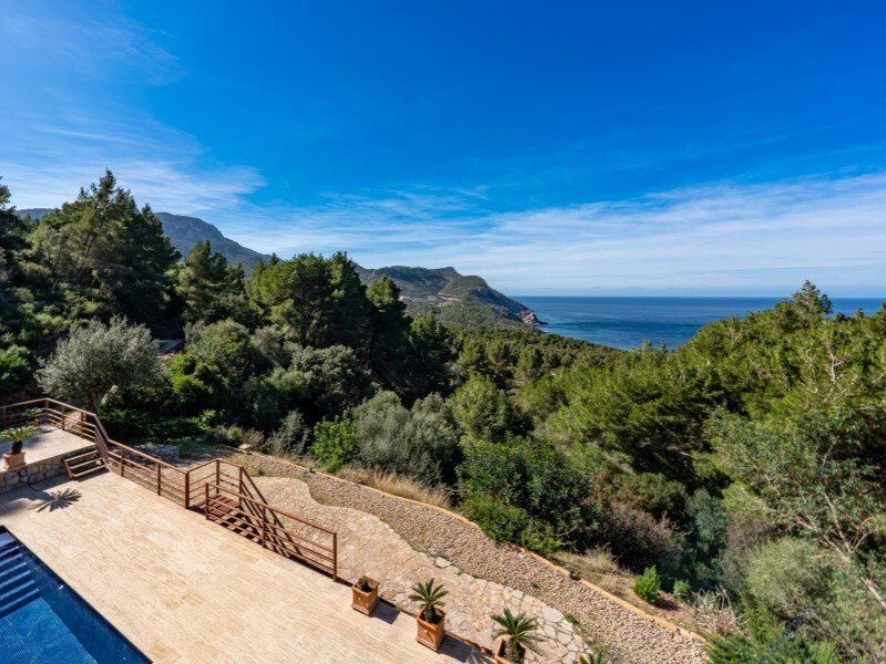 Wonderful Secluded Coastal House With In Banyalbufar, Balearic Islands