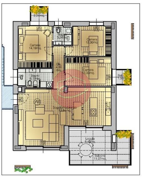 Apartment in Santarcangelo di Romagna, Emilia-Romagna, Italy 2 - 13897539