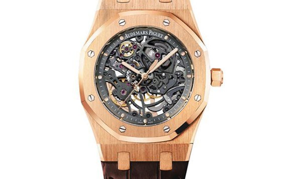 Audemars piguet clearance skeleton rose gold