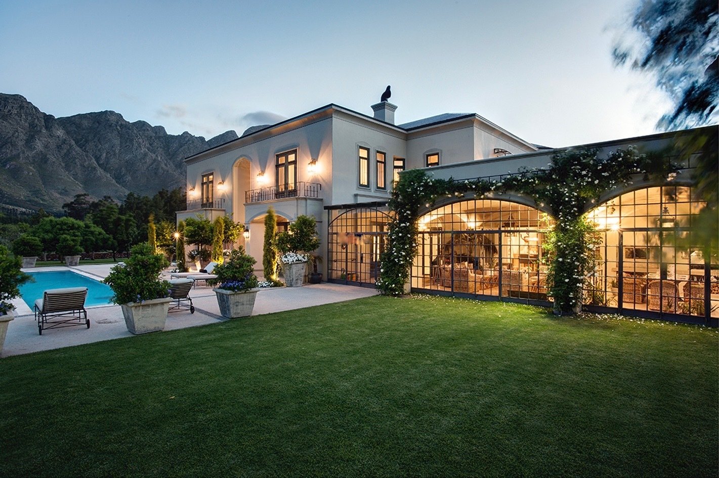 House in Franschhoek, Western Cape, South Africa