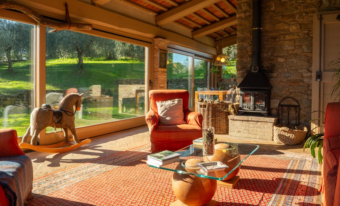 Florentine Chianti, Rustic Villa With Views Of The Tuscan Countryside And The City Of Florence.