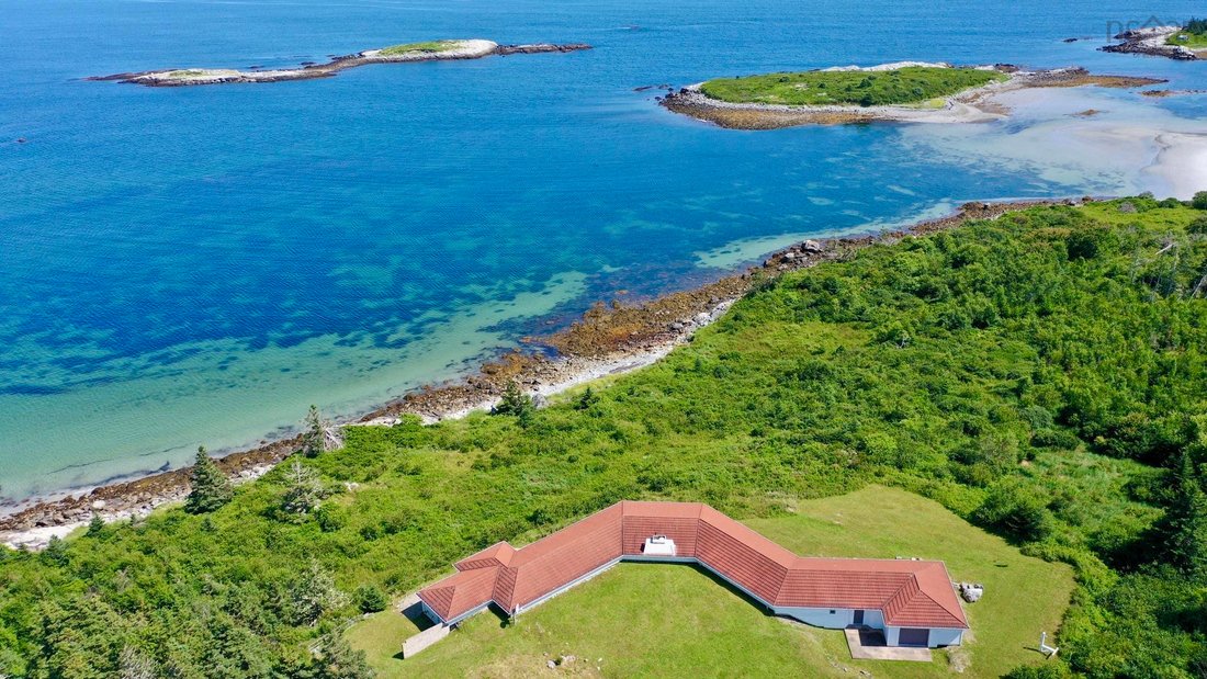 17.2 Acre Private Oceanfront Retreat ! In Lockeport, Nova Scotia