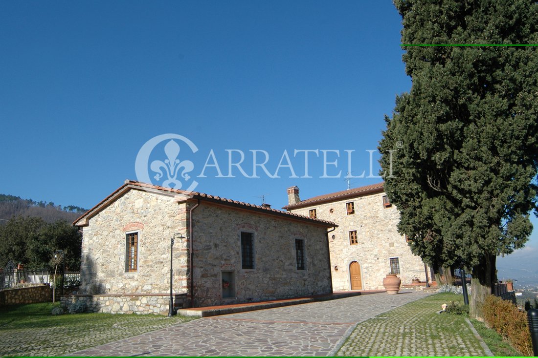 Rural Home Semi Detached On Sale Quarrata (Pt) In Tuscany, Italy For