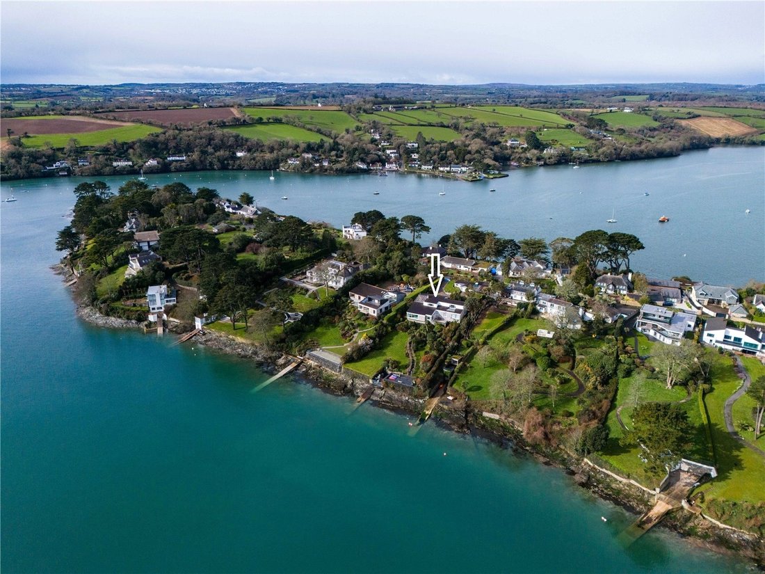Restronguet Point, Feock, Truro, Cornwall In Truro, England, United