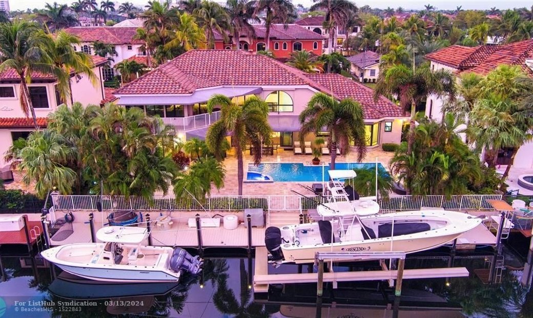 Exceptional Deepwater Estate On In Lighthouse Point, Florida, United ...