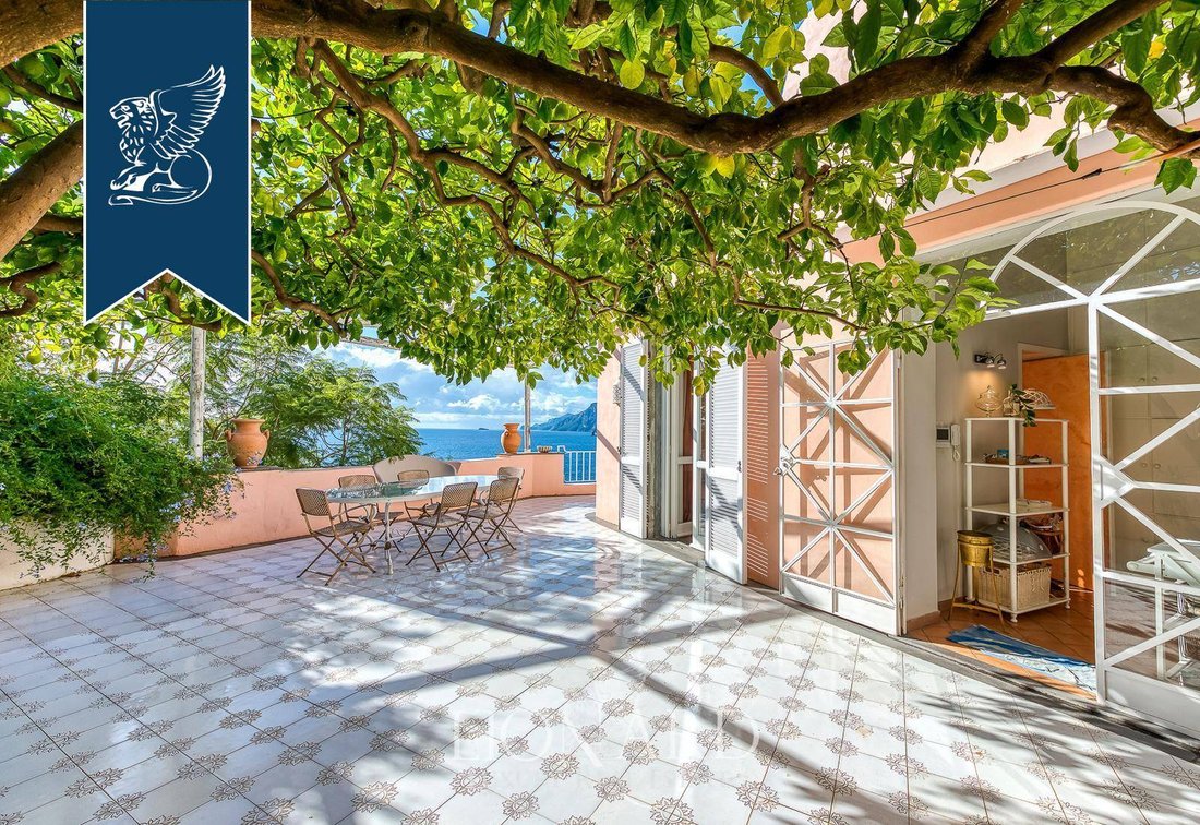 Luxury Waterfront Villa On The Amalfi Coast In Campania, Italy For Sale