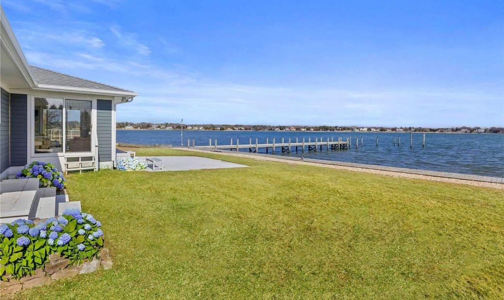 Come Enjoy Hamptons Waterfront Living! In Hampton Bays, New York ...