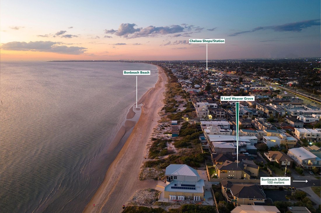 Prime Architectural Beachfront Home In Bonbeach, Victoria, Australia