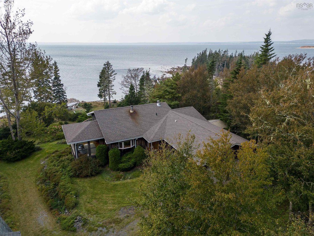 Private And Charming Oceanfront Home In Seabright, Nova Scotia, Canada ...