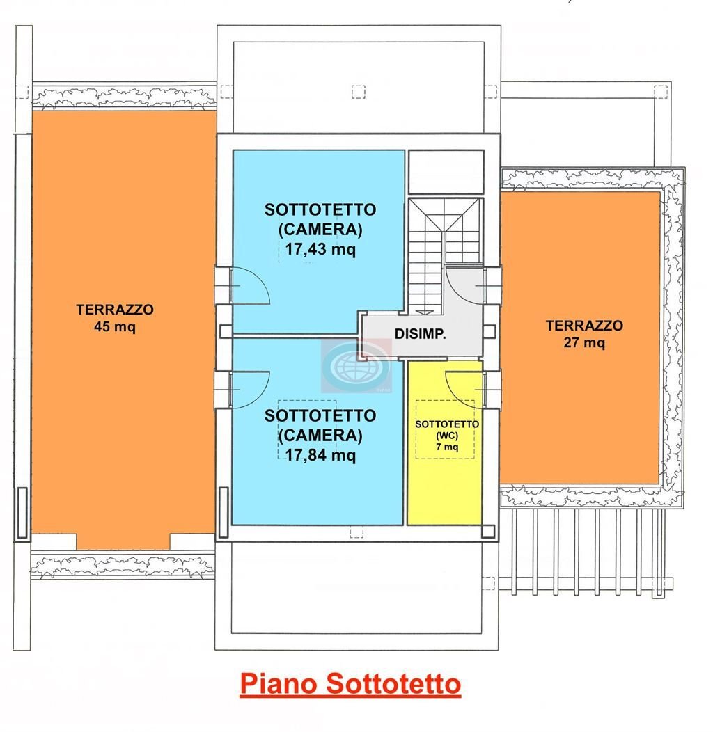 Attico a Cesena, Emilia-Romagna, Italia 5 - 14011343