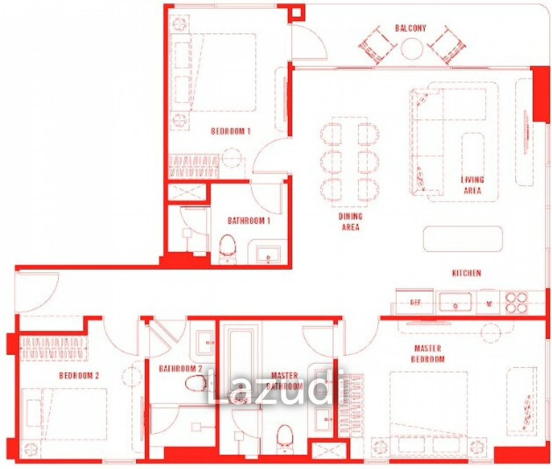 Apartment in Hua Hin, Thailand 4 - 14021859