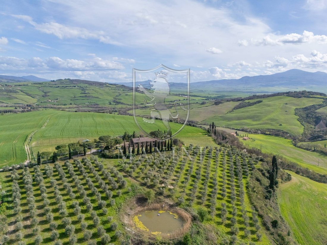 Maisons de campagne à Pienza, Toscane, Italie 1 - 14067604