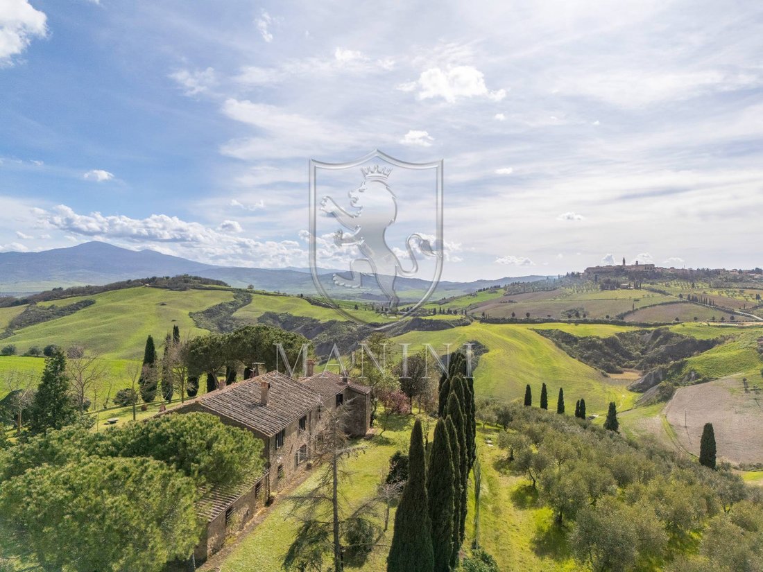 Maisons de campagne à Pienza, Toscane, Italie 3 - 14067604