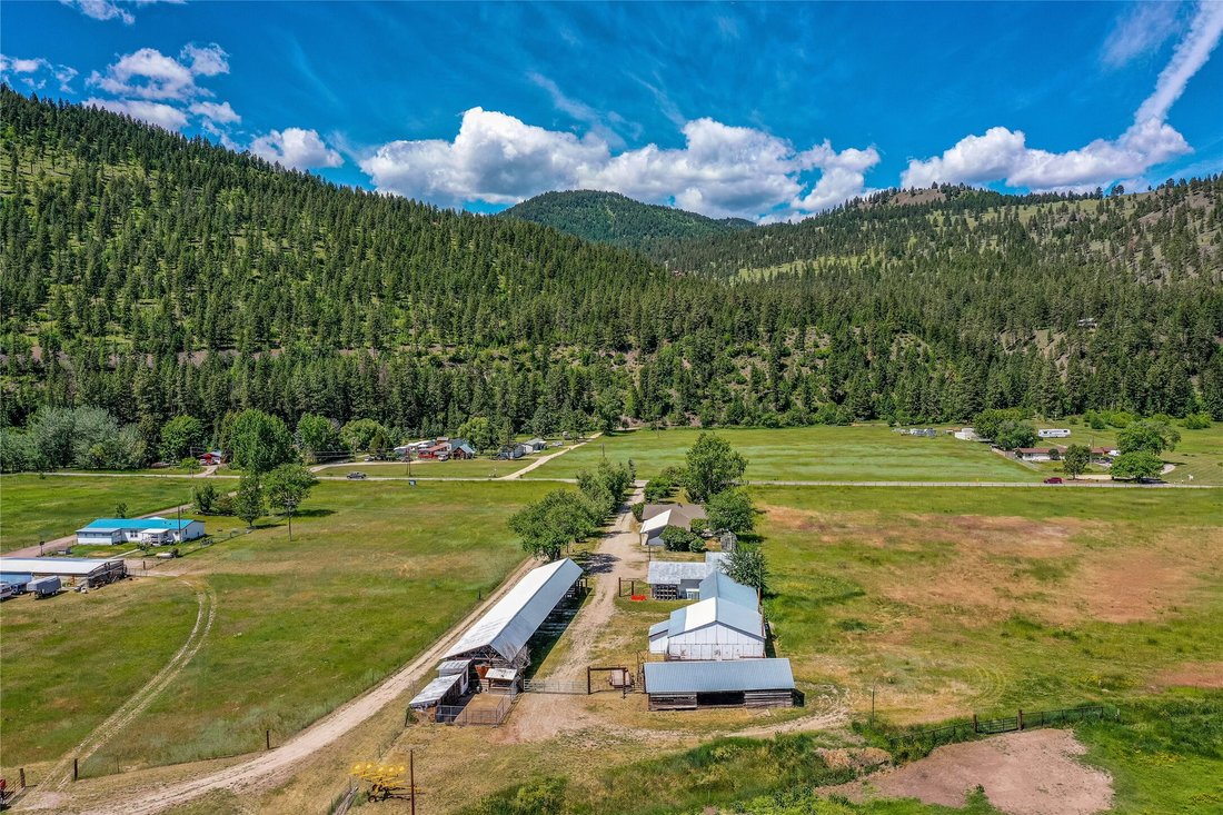 Premium Riverfront Ranch In Missoula, Montana, United States For Sale