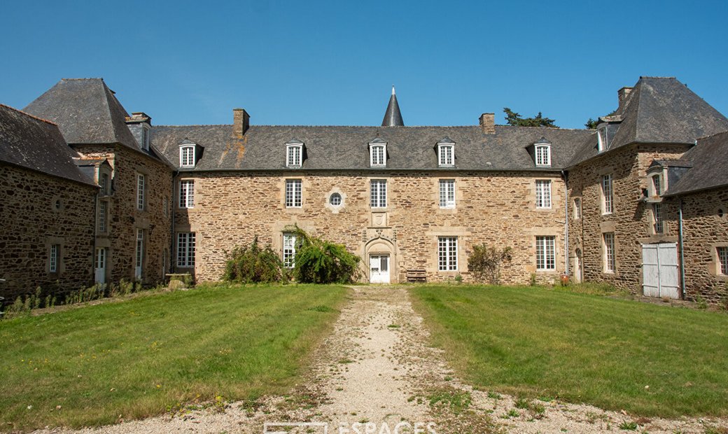 15th Century Manor, Its Outbuildings And Its In Plénée Jugon, Brittany ...