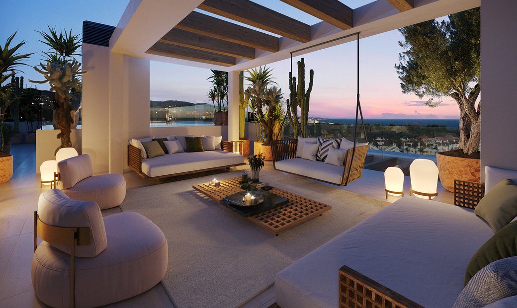 Duplex Penthouse In Earth, Walking Distance To In Marbella, Andalusia ... - Penthouse Apartment With Walking Distance