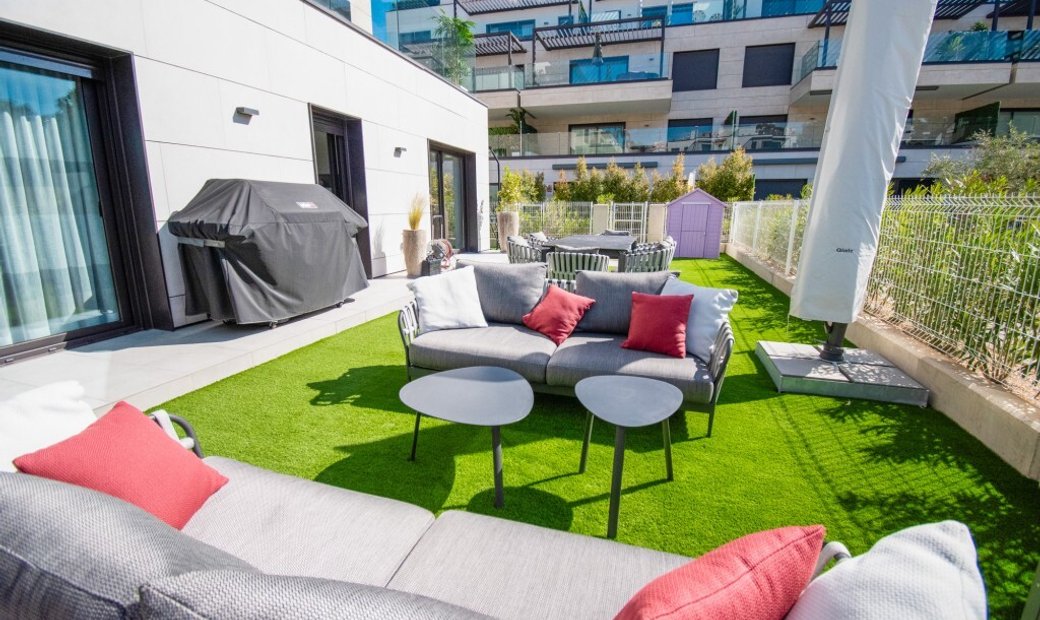 Modern Garden Apartment Living Reference: Modern Garden Apartment In Newly In Rotes Velles Calvia Balearic