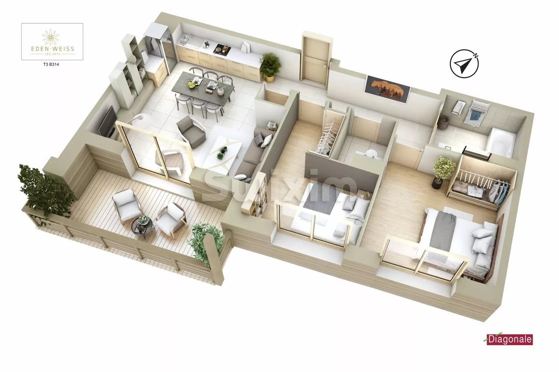 Apartment in Les Gets, Auvergne-Rhône-Alpes, France 5 - 13803881