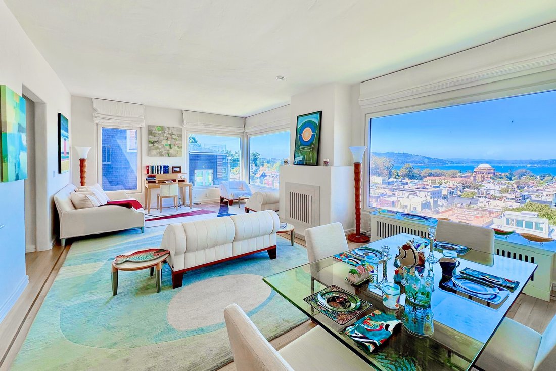 Image showcasing Penthouse Condo With Golden Gate In San Francisco, California, United ...