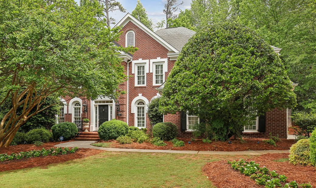 Exquisite Georgianische In Peachtree Corners, Georgia, Vereinigte ...