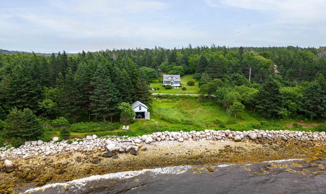 340 Feet Of Accessible Oceanfront And In Upper Blandford, Nova Scotia