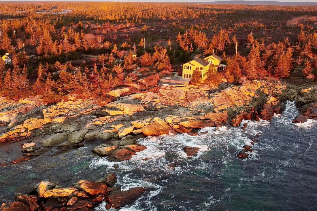 Contemporary Oceanfront Home In Port Medway, Nova Scotia, Canada For