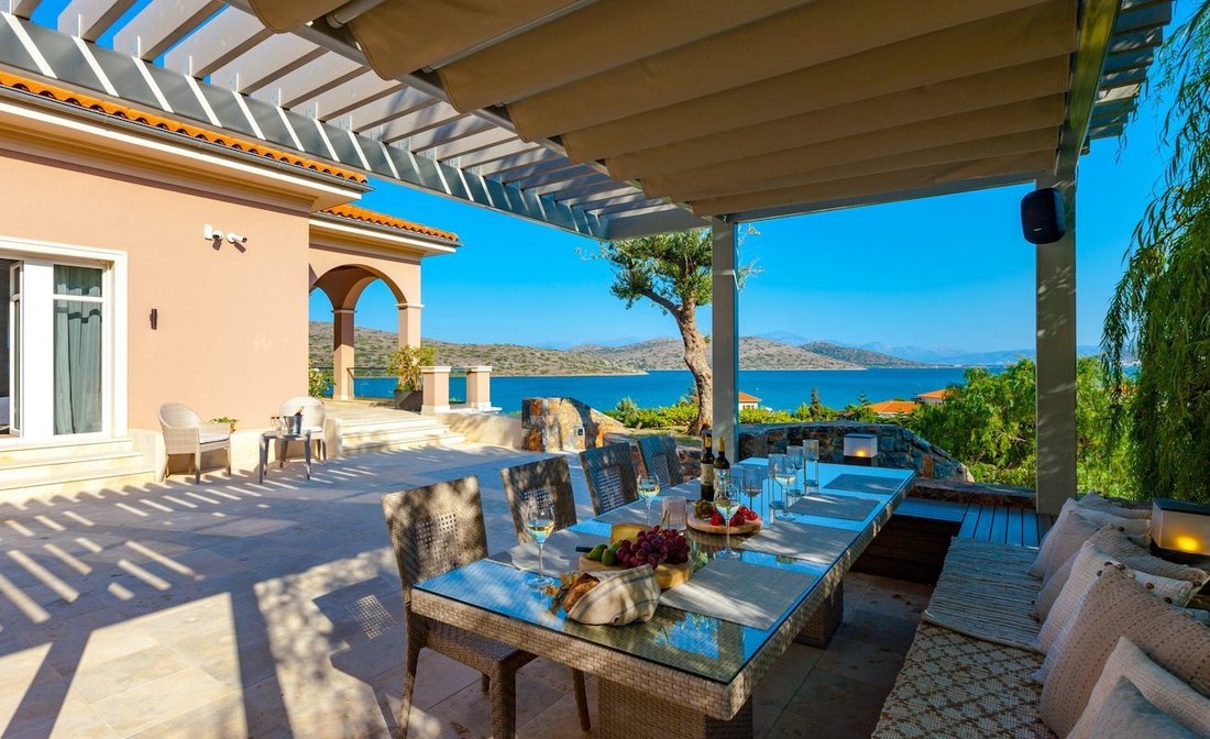 Impressive Waterfront Villa For Sale Elounda Crete In Elounda, Greece