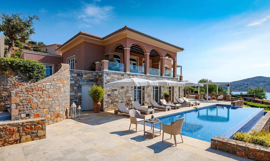 Impressive Waterfront Villa For Sale Elounda Crete In Elounda, Greece