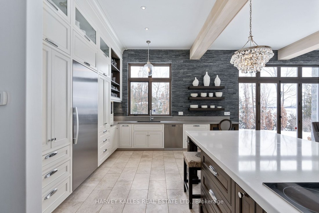 Landmark Chateau Inspired Waterfront Home In Shanty Bay, Ontario