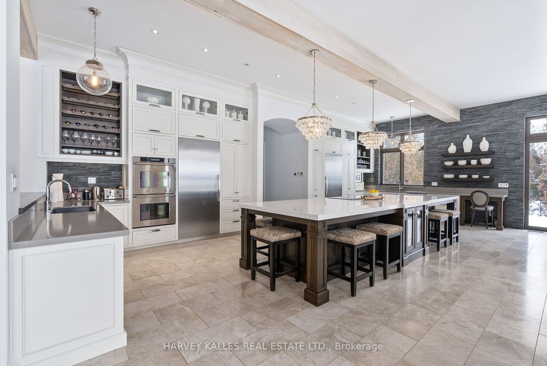 Landmark Chateau Inspired Waterfront Home In Shanty Bay, Ontario